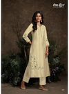 Off White Omtex Royal Garden Berry Silk With Embroidery And Handwork Kurti With Bottom 945